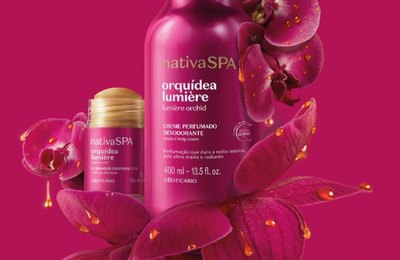 O Boticário apresenta Nativa SPA Orquídea Lumière, com iluminador corporal inédito