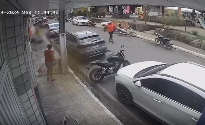 Vídeo de assassinato de homem em Feira Grande, em 2024