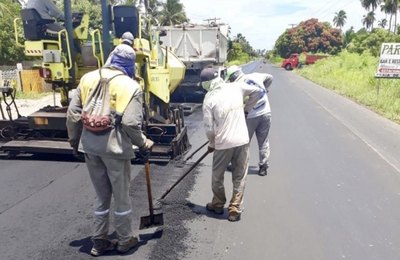 Obras de recuperação das rodovias em Campestre e Maragogi avançam em AL