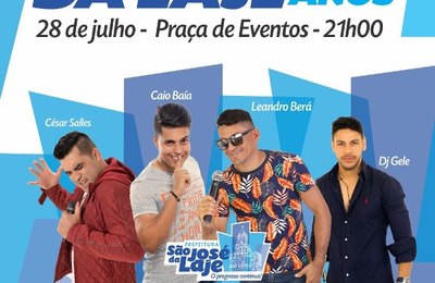 São José da Laje festeja no sábado, 28, seus 132 anos de emancipação política