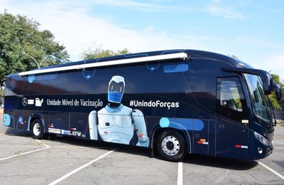 Ônibus da vacina vai ao conjunto Jardim Royal nesta sexta-feira