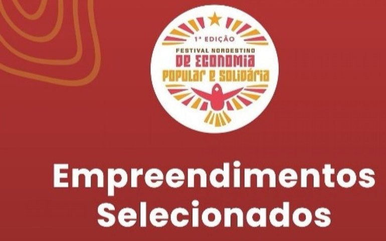 Dez empreendimentos de AL vão representar o estado no I Festival Nordestino de Economia Solidária
