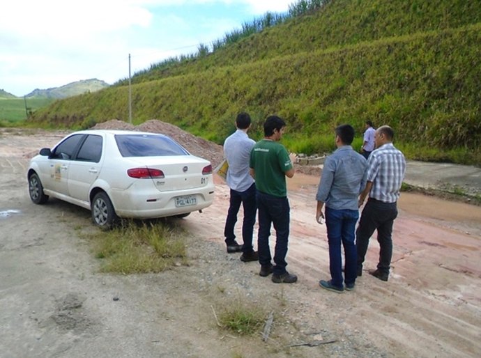 Vistoria de pendências ambientais nas obras da BR-101/NE