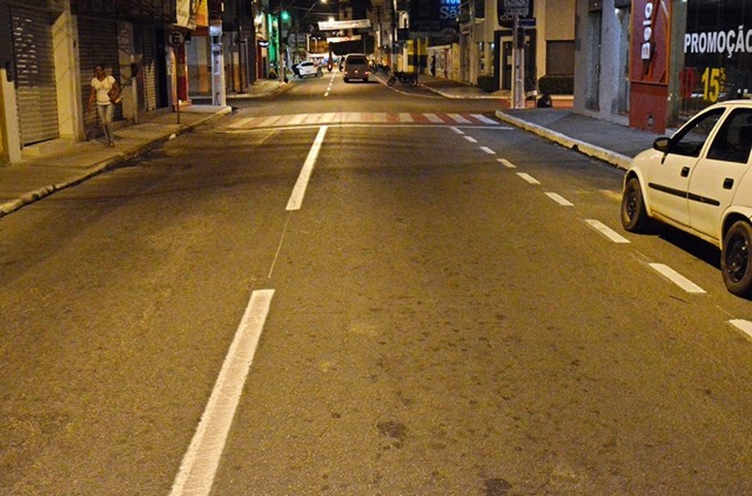 Arapiraca revitaliza sinalização horizontal na região central