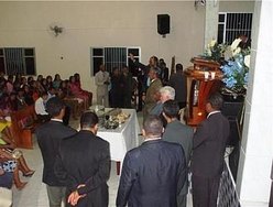 Primeira Santa Ceia de 2009 em Colônia Leopoldina