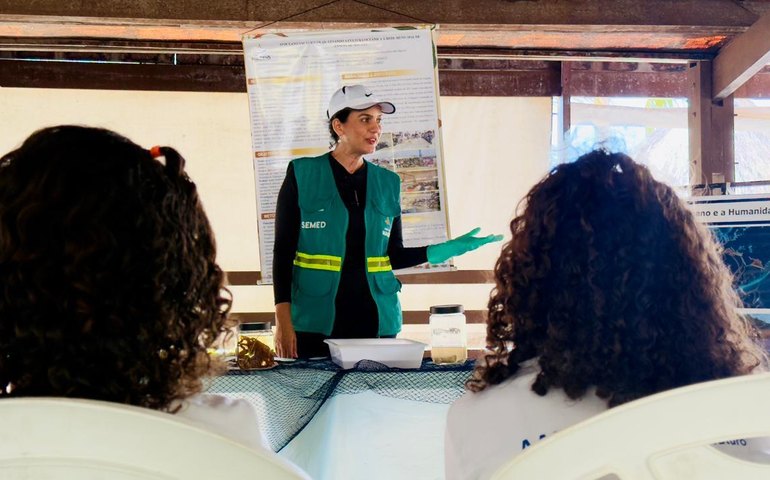 Semed promove dia de vivências ambientais para 120 alunos da rede pública de Maceió