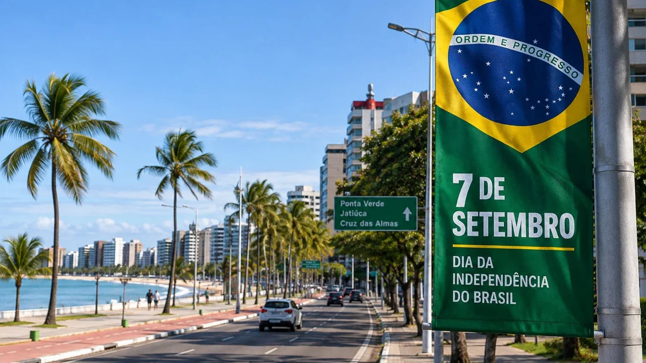 Feriado de 7 de Setembro altera funcionamento de comércio e repartições públicas no estado; shoppings abrem normalmente