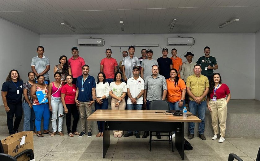 Produtores do município de Tanque d’Arca participam de encontro com o Sebrae