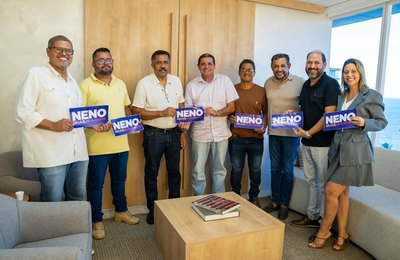 Prefeito e vice-prefeito de Santa Luzia do Norte impulsionam pré-candidatura de Neno da Laje