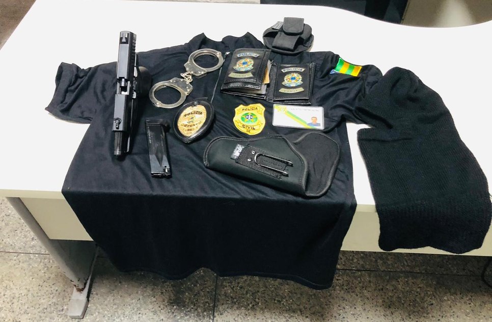 Falso policial é preso