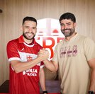 CRB apresenta reforços Patrick de Lucca e Kevin no CT Ninho do Galo