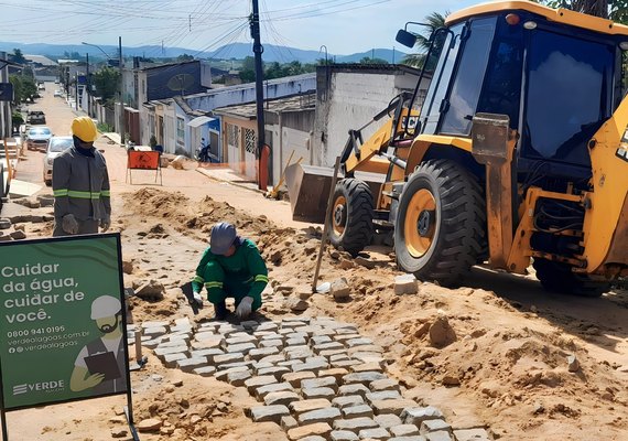 Implantação de rede regulariza e amplia acesso a água no Centro de Capela