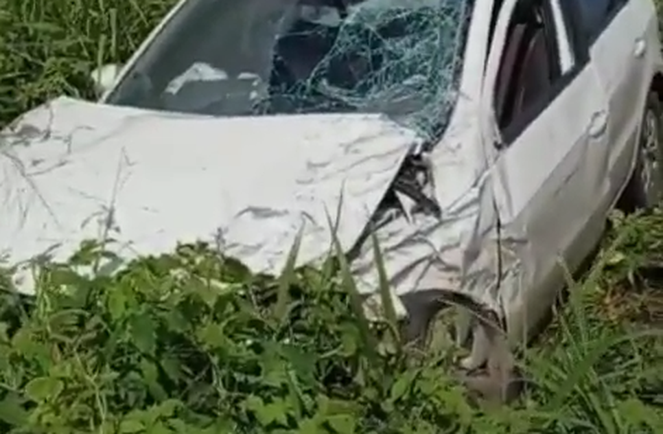 Veículo colide na Rodovia João Paulo II entre Campo do Brito e Itabaiana