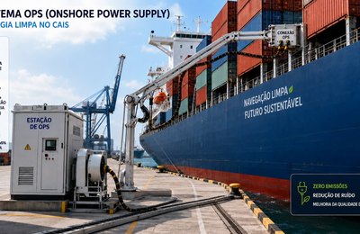 Suape inicia estudos para fornecer energia renovável a navios atracados