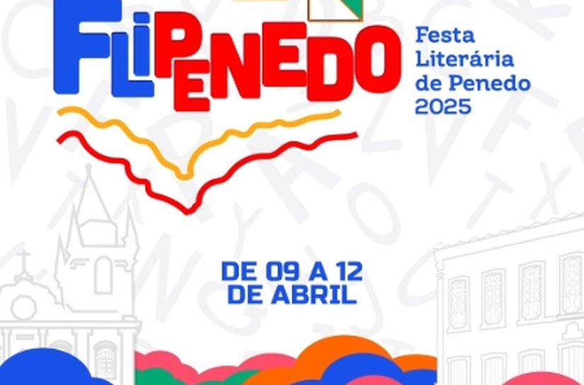 Quarta edição da FliPenedo acontece de 09 a 12 de abril