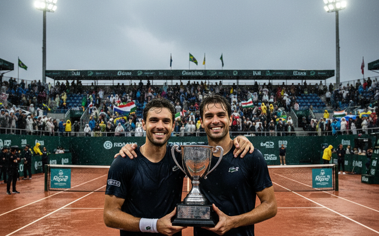 Estratégia de juntar Melo e Fonseca deixa Rio Open com saldo positivo em edição de adversidades
