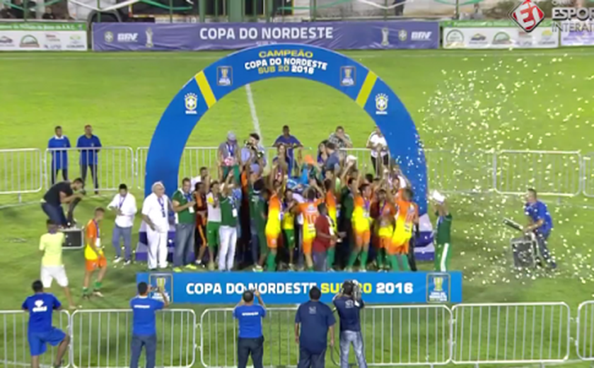 Orgulho de Alagoas! Coruripe é o campeão da Copa do Nordeste Sub 20