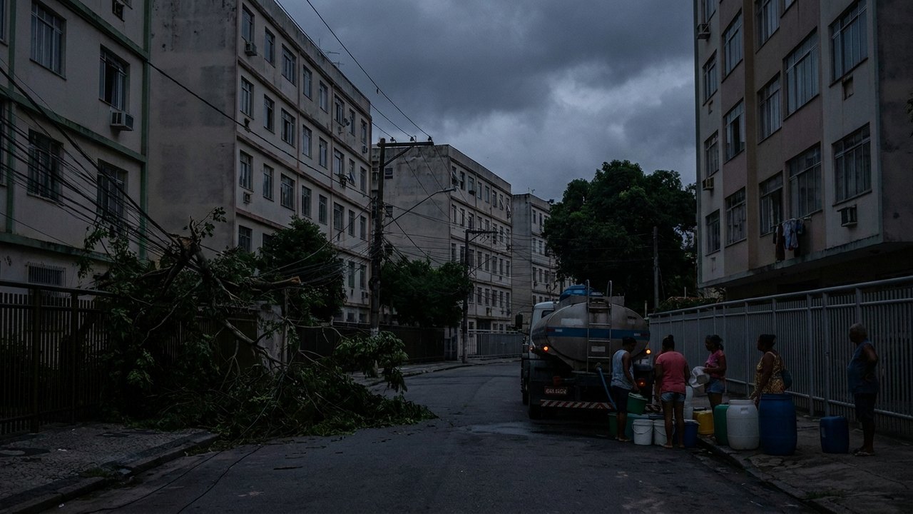 Impacto do vendaval: veja onde ainda não tem luz e água no Rio