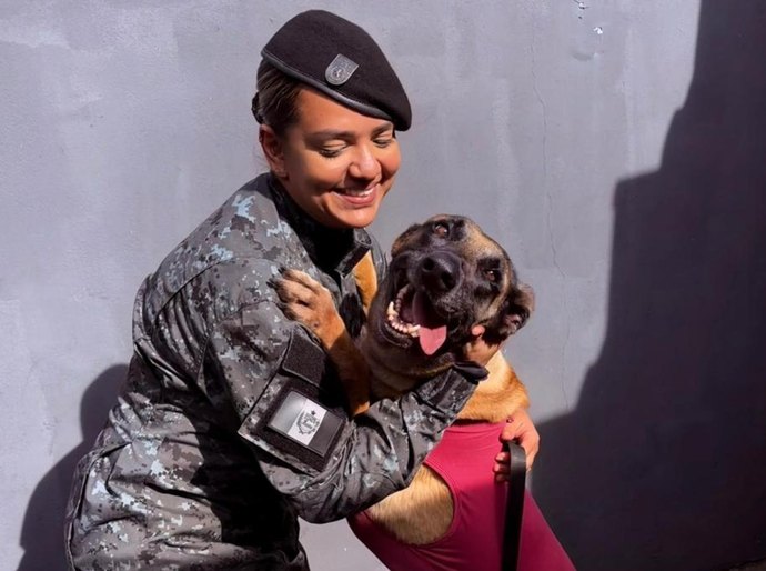 PM alagoana ingressa no Curso de Auxiliar Veterinário de coirmã em São Paulo