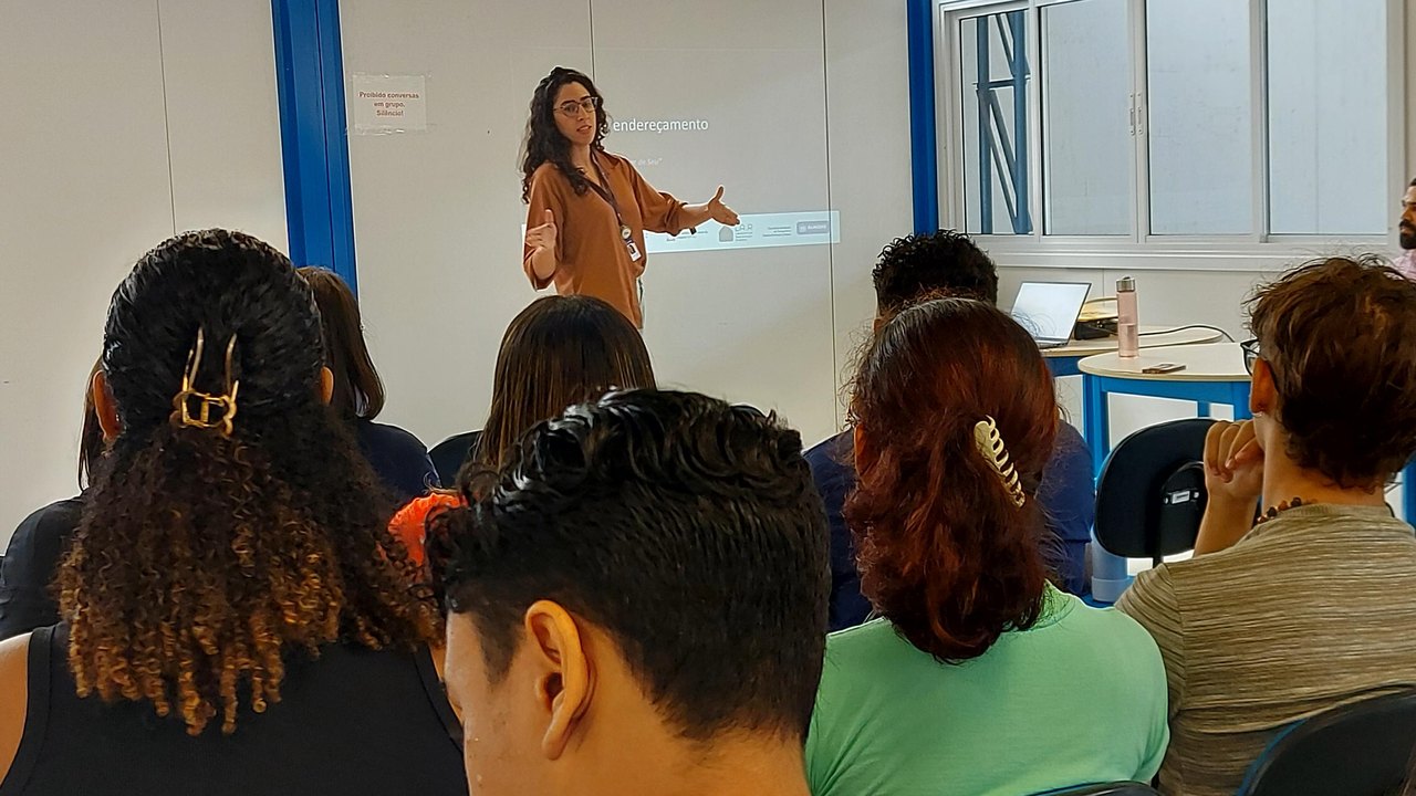 Técnicos da Setrand fazem palestra sobre programa Endereçamento Postal