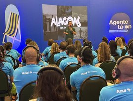 Setur promove Destino Alagoas para 400 agentes de viagens no Azul Tá On, em Fortaleza