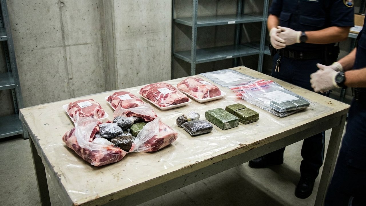 Visitantes são presos ao tentar entrar em presídio da Zona Oeste do Rio com maconha e haxixe escondidos em carne