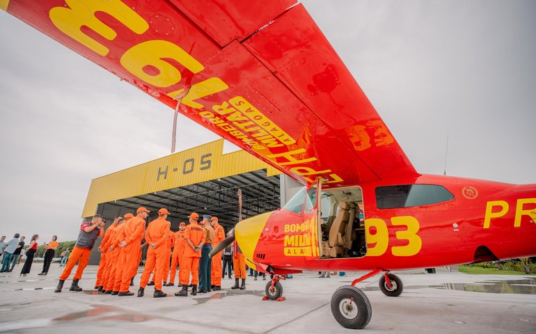 Novo avião do Serviço Aeromédico de Alagoas faz o primeiro atendimento
