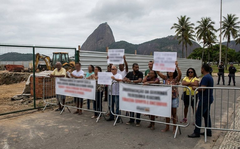 Obra no Aterro do Flamengo para eletroposto da GWM gera protesto de moradores