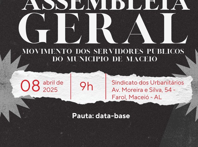 Movimento dos Servidores Públicos de Maceió apresenta nova proposta para data-base de 2025