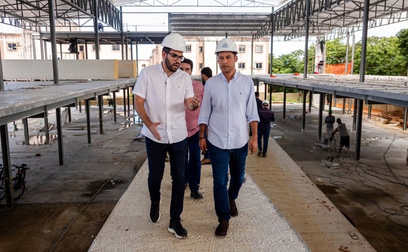 Obras de novos Gigantinhos avançam em Maceió