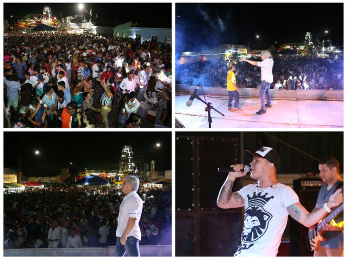 Shows musicais e queima de fogos marcaram o réveillon em Campo Alegre