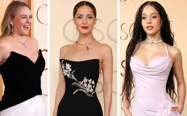 Confira os looks das indicadas ao prêmio de melhor atriz no tapete vermelho do Oscar 2026