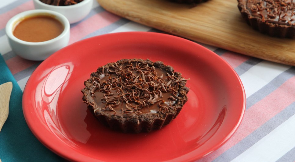 tortinha de chocolate