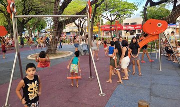 Praça do Centenário totalmente revitalizada