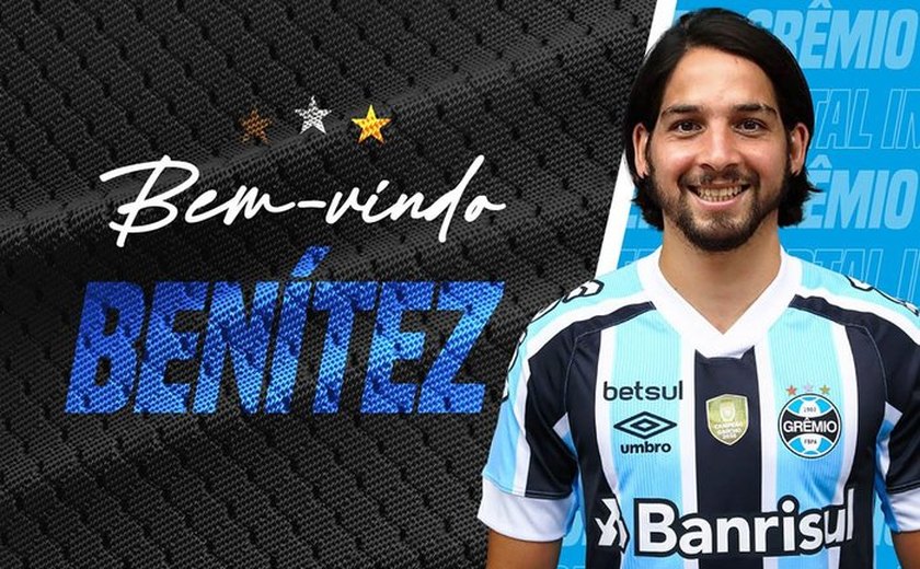 Grêmio confirma a contratação do argentino Benítez, sexto estrangeiro do elenco