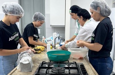 SMS faz oficinas para estimular alimentação saudável e utilização integral dos alimentos