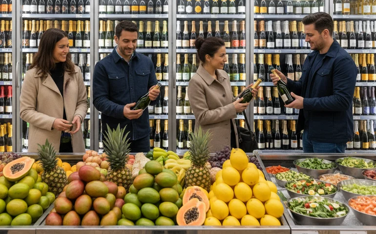 Supermercados Guanabara sugerem ceia leve e espumantes para o réveillon