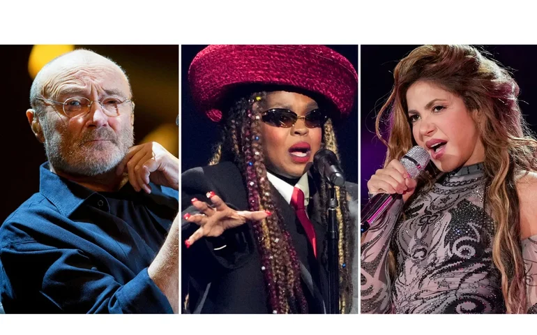 Phil Collins, Lauryn Hill, INXS, Iron Maiden, Luther Vandross e Shakira recebem indicações para o Hall da Fama do Rock and Roll