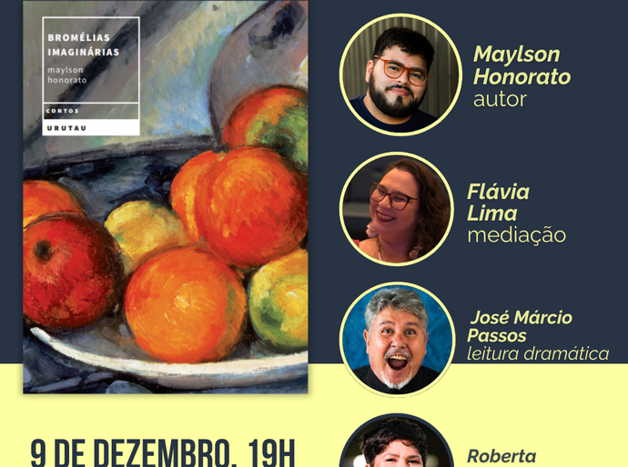 Theatro Homerinho recebe lançamento do livro “Bromélias imaginárias”, do jornalista Maylson Honorato