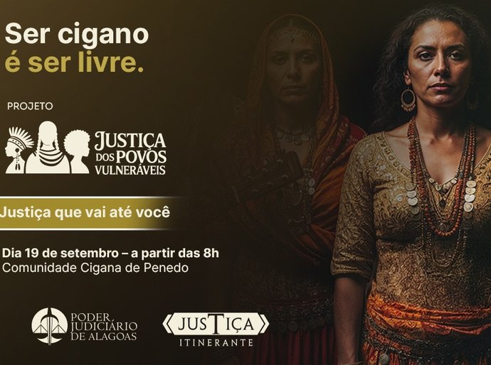 Justiça Itinerante beneficia comunidade cigana em Penedo, nesta sexta (19)