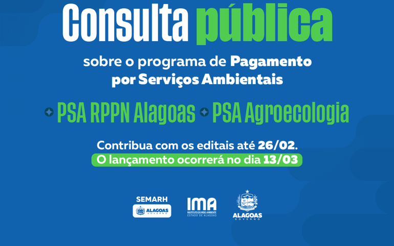  Pagamento por Serviços Ambientais: agricultores e proprietários de RPPNS são convocados para consulta pública 