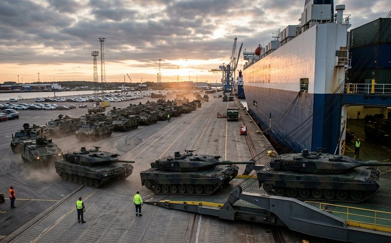 De transporte de carros a envio de tanques: veja como maior porto automotivo da Europa se prepara para cenário de guerra