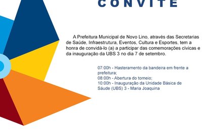Prefeita Marcela Gomes promove solenidade em comemoração ao 7 de setembro em Novo Lino 