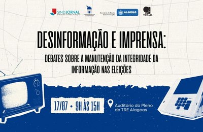 Evento para jornalistas e área jurídica abordará a desinformação no período eleitoral