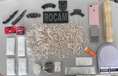 PMAL apreende quase mil pedras de crack durante ação em Arapiraca