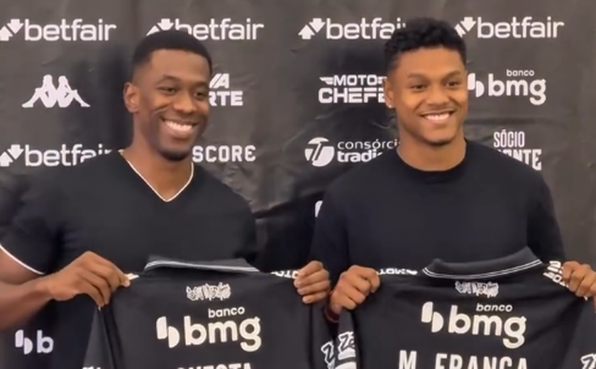 Vasco apresenta Matheus França e Carlos Cuesta para buscar recuperação no Brasileiro