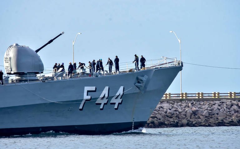 Fragata Independência chega ao Brasil