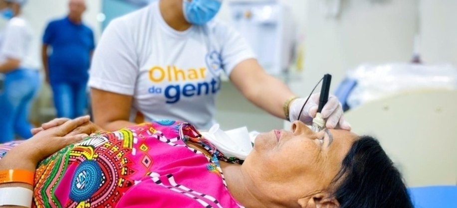 População teve acesso à triagem para cirurgias de catarata e outros procedimentos oftalmológicos. Foto: Secom Maceió