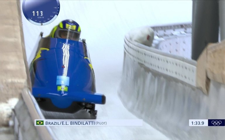 Brasil avança no bobsled e busca vaga na descida final dos Jogos de Pequim