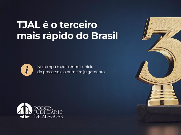 TJ de Alagoas é o terceiro tribunal mais rápido do Brasil